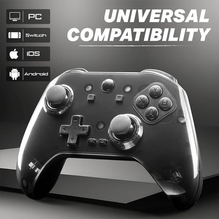 NiTHO PRO ONE Wireless Gaming Controller for PC, Switch, Android & iOS | Gaming Gamepad with Hall Effect Stick & Trigger, Turbo, Vibration, 6-Axis Sensor- Openbox