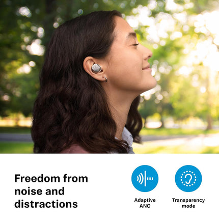 Sennheiser MOMENTUM True Wireless 4 Earbuds,TrueResponse Drivers, Lossless Audio, Auracast, Adaptive ANC, Anti‑Wind+Transparency Modes, 30 Hrs Battery, Qi Fast Charge, 6‑Mics,1Y Warranty, Black-Copper - OPENBOX