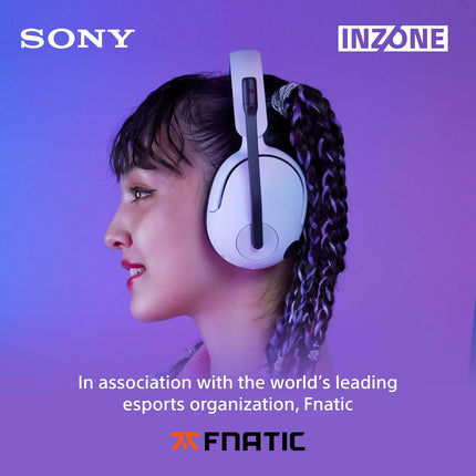 Sony INZONE H5 Over Ear Wireless Gaming Headset,360 Spatial Sound,Works with PC,PS5,28 Hour Battery,2.4Ghz Wireless and 3.5mm Audio Jack,Bidirectional Boom Microphone,40mm Drivers,WH-G500 / White - OPENBOX