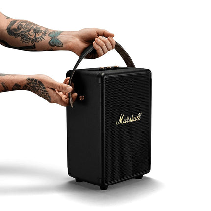 Marshall Tufton 80 Watt Wireless Bluetooth Portable Speaker (Black & Brass) - New Sealed