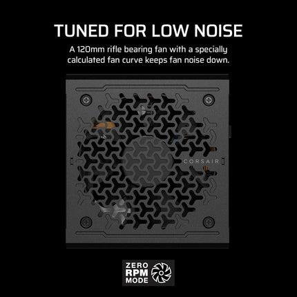 CORSAIR RM850e Fully Modular Low-Noise ATX Power Supply - ATX 3.1 & PCIe 5.1 Compliant - 105°C-Rated Capacitors - Cybenetics Gold Efficiency (Black)
