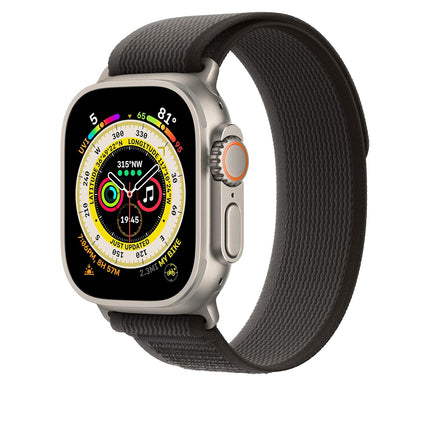 Apple Watch 49mm Black/Grey Trail Loop - S/M - NEW