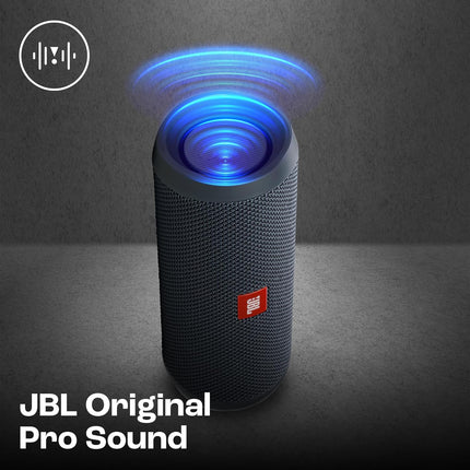 JBL Flip Essential 2, Wireless Portable Bluetooth Speaker with Deep Base, IPX7 Water & Dustproof (Without Mic, Black) - New Sealed Pack
