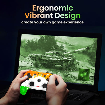 Ant Esports GP300 Pro Tri Colour Wireless Gaming Controller Gamepad for PC - Openbox