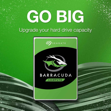 Seagate Barracuda 2 TB Internal Hard Drive HDD 3.5 inches SATA 6 Gb/s 7, 200 RPM 64 MB Cache for Computer Desktop PC Laptop - Openbox