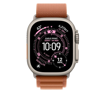 Apple Watch Band - Alpine Loop - 49mm - Terra Cotta - Large - Openbox