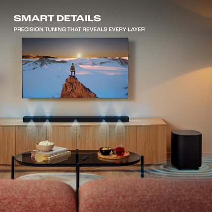 JBL New Bar 1000 MK2, 11.1 (7.1.4) Channel Truly Wireless Soundbar with True Dolby Atmos, MultiBeam Surround Sound, 10” Down-Firing Wireless Subwoofer, HDMI eARC,Wi-Fi+BT,One App, 960W, 2 yrs Warranty - New Sealed Pack