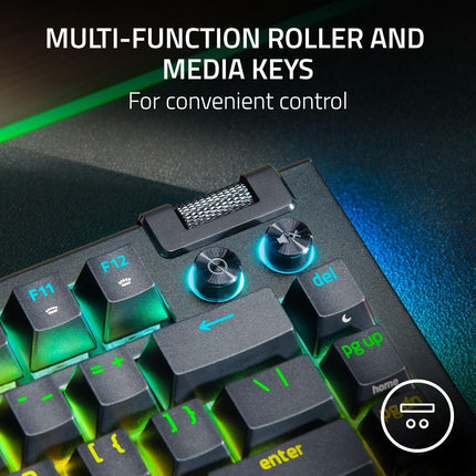 Razer BlackWidow V4 75% - Black - Openbox ( Without Palmrest)