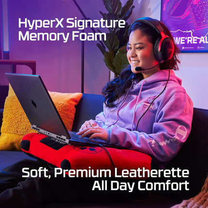 HyperX Cloud III–Smartchoice Wired Gaming Over Ear Headset, Pc, Ps5, Xbox Series X|S, Angled 53Mm Drivers, DTS, Memory Foam, Durable Frame, Ultra-Clear 10Mm Mic, USB-C, USB-A, 3.5Mm–Black/Red - Openbox