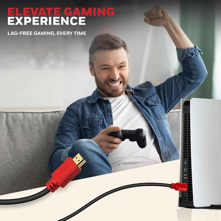 Honeywell HDMI 1.4 Cable with Ethernet (32.8ft/10M) High Speed HDMI Cable 10.2GBPS | Supports 3D /4Kx2K Ultra High Definition | 3D Home Theatre | 3D Gaming | Black - OPENBOX