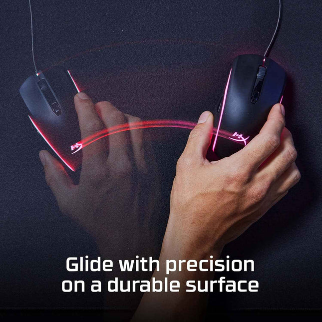 HyperX Pulsefire Mat Gaming Mouse Pad - Large - Precise Cloth Surface - Anti-fray Flush Stitching - Non-Slip Rubber Base - Openbox