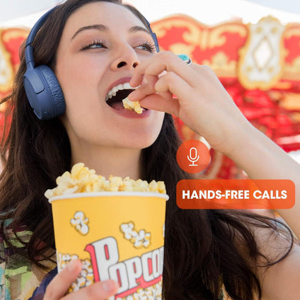 JBL Tune 510BT, On Ear Wireless Bluetooth Headphones with Mic - New