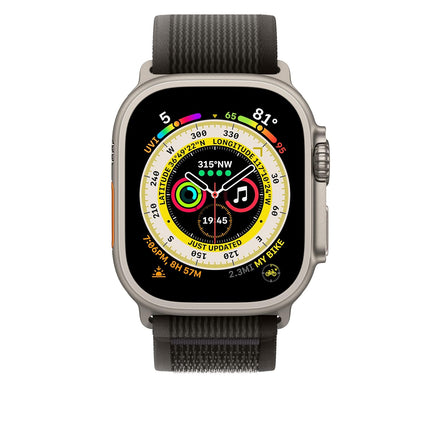 Apple Watch 49mm Black/Grey Trail Loop - S/M - NEW