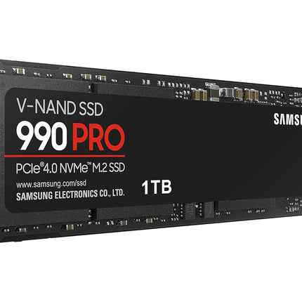 Samsung 990 PRO SSD 1TB PCIe 4.0 M.2 Internal SSD, Seq. Read Speeds Up to 7,450 MB/s for High End Computing, Gaming, Video Editing and Heavy Duty Workstations - NEW