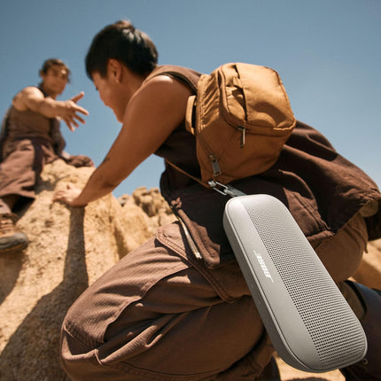 Bose New SoundLink Flex Portable Bluetooth Speaker (2nd Gen), Portable Outdoor Speaker with Hi-Fi Audio, Up to 12 Hours Battery Life, Waterproof and Dustproof, Sandstone - OPENBOX
