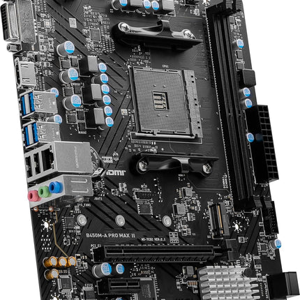 MSI B450M-A PRO MAX II Motherboard, Micro-ATX, AM4 DDR4 USB 3.2 Gen 1 HDMI - Openbox