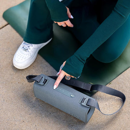 Sony ULT Field 3 Bluetooth Speaker, 48W Massive Bass, 24Hr Battery, IP67 Water/Dust/Shock/Rustproof, Hands-Free Calling, Quick Charge, Strap-Grey - Openbox