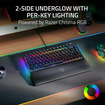 Razer BlackWidow V4 75% - Black - Openbox ( Without Palmrest)