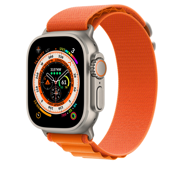 Apple Watch Band - Alpine Loop - 49mm - Orange - Large - Openbox