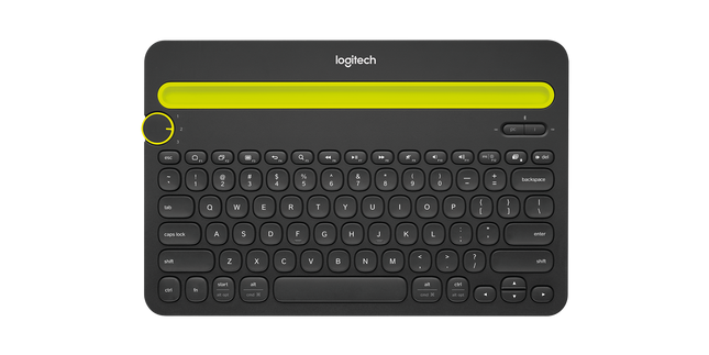 Logitech K480 Wireless Multi-Device Bluetooth Keyboard for PC, Mac, Laptop, Smartphone, Tablet - Openbox